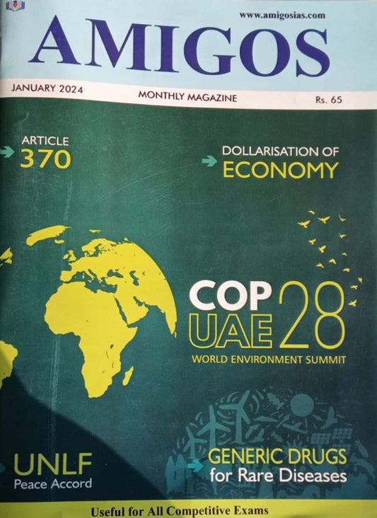 Amigos IAS JANUARY 2024 Monthly Magazine[English Medium]
