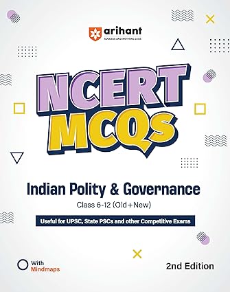 Arihant NCERT MCQS Indian Polity & Governance Class 6-12 (Old+New) 2nd Edition[English Medium]2024Ed