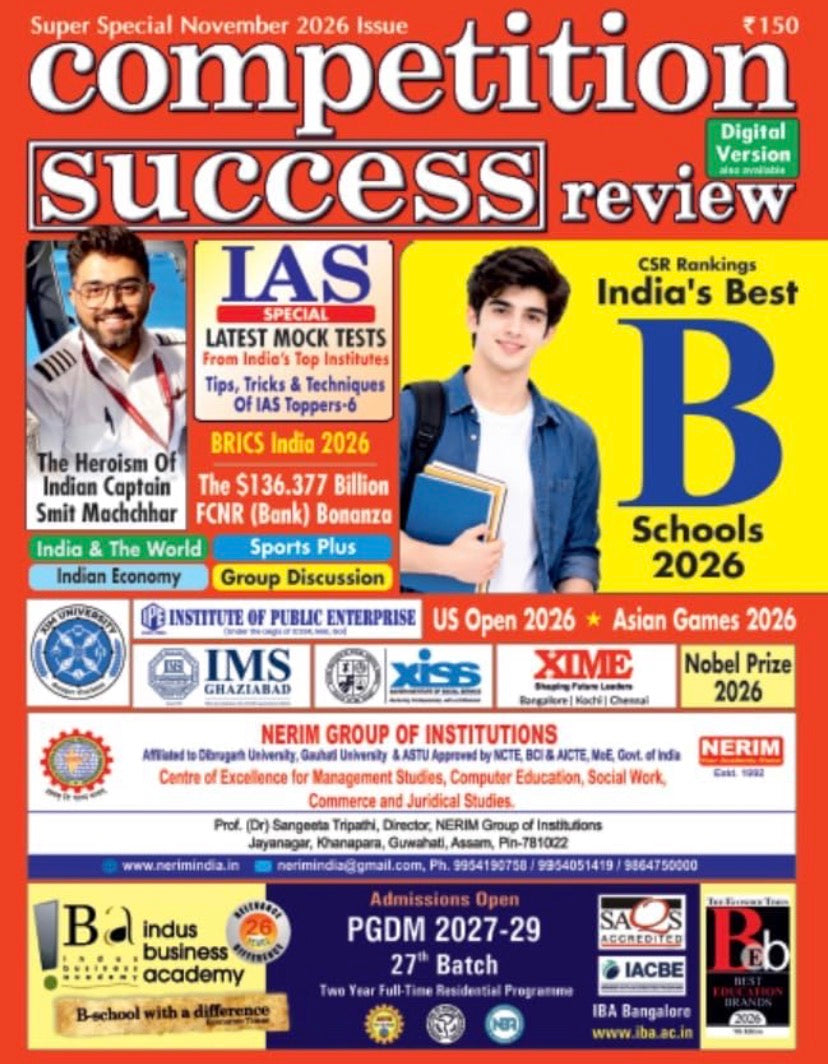 Competition Success Review November 2026 Issue[English Medium]