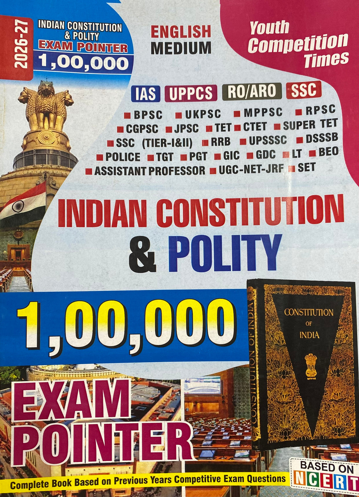 Youth Competition Times Indian Constitution & Polity Exam Pointer[English Medium]