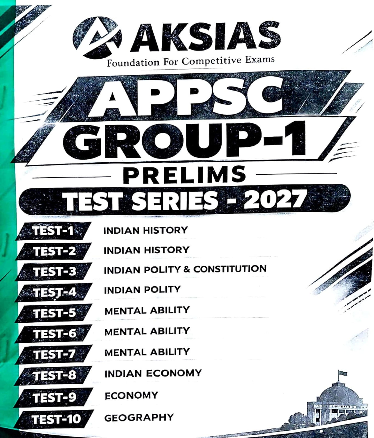 AKS IAS APPSC Group -1 Prelims Test Series 2027 Xerox Printed Material[English Medium]