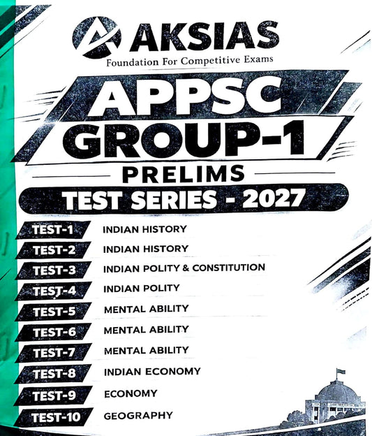 AKS IAS APPSC Group -1 Prelims Test Series 2027 Xerox Printed Material[English Medium]