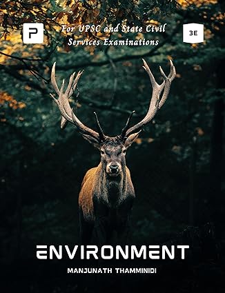 PMF IAS Environment By Manjunath Thamminidi 3rd Edition 2024 For UPSC 2024-25[English Medium]May 2024Ed