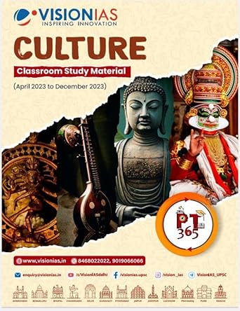 Vision IAS PT 365 CULTURE (April 2023 to December 2023) Xerox Printed Material[English Medium]Xerox Printed Material
