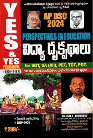 AP DSC 2024 Perspective In Education By Theegala Jhon Reddy[Telugu Medium]Feb 2024Ed Yes & Yes